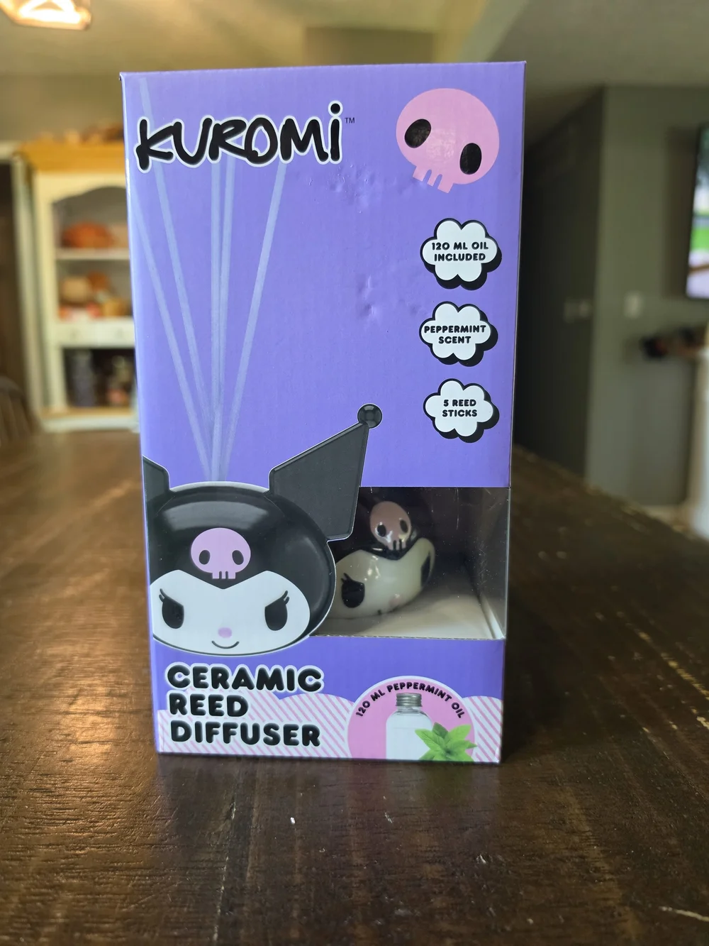 Hello Kitty Kuromi Purple Ceramic Reed Diffuser